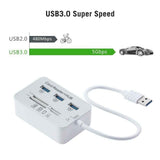 Darrahopens Electronics > Computer Accessories > Computer Cables & Adapters USB 3.0 Hub Multifunctional Card Reader