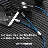 Darrahopens Electronics > Computer Accessories > Computer Cables & Adapters USB C \u0026 Lightning to 3.5mm Aux Audio Adapter Cable Braided Nylon