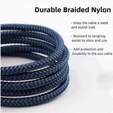 Darrahopens Electronics > Computer Accessories > Computer Cables & Adapters USB C \u0026 Lightning to 3.5mm Aux Audio Adapter Cable Braided Nylon