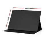 Darrahopens Electronics > Computer Accessories > Computer Monitors & Accessories Devanti Portable Monitor Laptop Extender USB C Travel Display 16 Inch Black