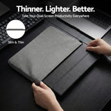 Darrahopens Electronics > Computer Accessories > Computer Monitors & Accessories Devanti Portable Monitor Laptop Extender USB C Travel Display 16 Inch Black
