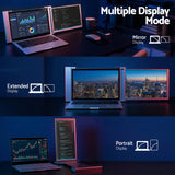 Darrahopens Electronics > Computer Accessories > Computer Monitors & Accessories Devanti Portable Monitor Laptop Screen Extender Dual Display 1080P IPS USB C