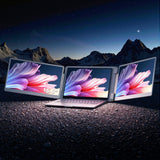 Darrahopens Electronics > Computer Accessories > Computer Monitors & Accessories Devanti Triple Portable Monitor Laptop Screen Extender 15.6" Dual Display FHD IPS