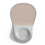 Darrahopens Electronics > Computer Accessories > Computer Monitors & Accessories Milk Tea Color Ergonomic Mouse Pad with Wrist Rest Support Soft Silicone Concave Groove Design 32.5cm Non-Slip Mat for Home Office & Gaming