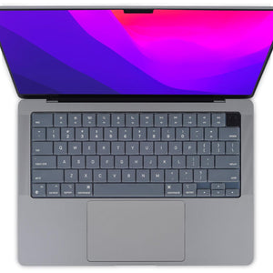 Darrahopens Electronics > Computer Accessories Keyboard Cover Skin For MacBook Air Pro 13 13.6 14 15.3 16 A2442 A2779 A2485 A2780 A2681 A2941 M1 M2 2021 to 2023 Grey