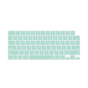 Darrahopens Electronics > Computer Accessories Keyboard Cover Skin For MacBook Air Pro 13 13.6 14 15.3 16 A2442 A2779 A2485 A2780 A2681 A2941 M1 M2 2021 to 2023 Mint Green