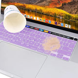 Darrahopens Electronics > Computer Accessories Keyboard Cover Skin For MacBook Pro 13 Pro 16 A2338 A2289 A2251 A2141 M1 M2 2020 to 2023 purple