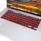 Darrahopens Electronics > Computer Accessories Keyboard Cover Skin For MacBook Pro 13 Pro 16 A2338 A2289 A2251 A2141 M1 M2 2020 to 2023 Wine Red