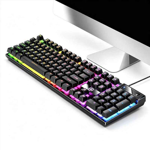 Darrahopens Electronics > Computer Accessories > Keyboards & Accessories 104 Keys Wired Keyboard Black