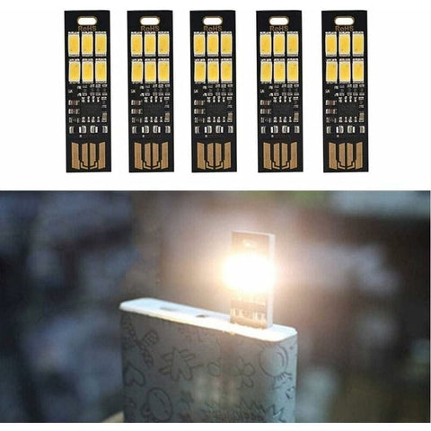 Darrahopens Electronics > Computer Accessories > Keyboards & Accessories Global 5 Usb LED Lights For Laptop Keyboards, Super Bright With 6 LEDs And One Key Dimmer To Adjust The Light, Hang On