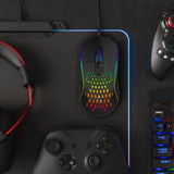 Darrahopens Electronics > Computer Accessories > Keyboards & Accessories Laser RGB Lightweight Gaming Mouse - Black
