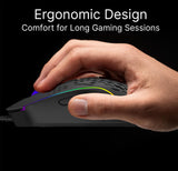 Darrahopens Electronics > Computer Accessories > Keyboards & Accessories Laser RGB Lightweight Gaming Mouse - Black