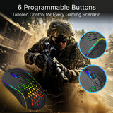 Darrahopens Electronics > Computer Accessories > Keyboards & Accessories Laser RGB Lightweight Gaming Mouse - Black