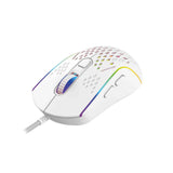 Darrahopens Electronics > Computer Accessories > Keyboards & Accessories Laser RGB Lightweight Gaming Mouse White