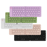 Darrahopens Electronics > Computer Accessories > Keyboards & Accessories Purple Ultra-Slim Foldable Bluetooth Keyboard - Portable Wireless Rechargeable Travel Keyboard for iOS Android Windows Devices