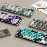 Darrahopens Electronics > Computer Accessories > Keyboards & Accessories RK ROYAL KLUDGE S98 Mechanical Keyboard w/Smart Display & Knob, Top Mount 96% Wireless Mechanical Keyboard BT/2.4G/USB-C, Hot Swappable, Pale Green Switch 98 Keys