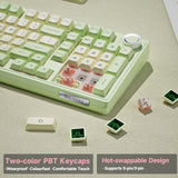Darrahopens Electronics > Computer Accessories > Keyboards & Accessories SOLAKAKA Ki99 Pro 99-Key Gasket Mechanical Keyboard Tri-Mode Hot-Swap Knob In Australia - Darrahopens