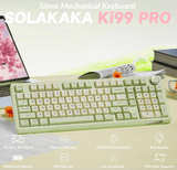 Darrahopens Electronics > Computer Accessories > Keyboards & Accessories SOLAKAKA Ki99 Pro 99-Key Gasket Mechanical Keyboard Tri-Mode Hot-Swap Knob In Australia - Darrahopens