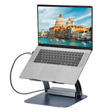 Darrahopens Electronics > Computer Accessories > Laptop Stands 7-in-1 Laptop Stand Docking Station Ergonomic Laptop Riser 360 Rotatable - PD Charging HDMI USB-C and USB-A 3.0 Ports for MacBook M1/M2/M3 HP ASUS DELL