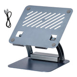 Darrahopens Electronics > Computer Accessories > Laptop Stands 7-in-1 Laptop Stand Docking Station Ergonomic Laptop Riser 360 Rotatable - PD Charging HDMI USB-C and USB-A 3.0 Ports for MacBook M1/M2/M3 HP ASUS DELL