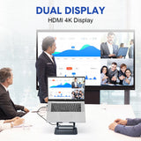Darrahopens Electronics > Computer Accessories > Laptop Stands 7-in-1 Laptop Stand Docking Station Ergonomic Laptop Riser 360 Rotatable - PD Charging HDMI USB-C and USB-A 3.0 Ports for MacBook M1/M2/M3 HP ASUS DELL