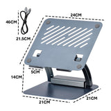 Darrahopens Electronics > Computer Accessories > Laptop Stands 7-in-1 Laptop Stand Docking Station Ergonomic Laptop Riser 360 Rotatable - PD Charging HDMI USB-C and USB-A 3.0 Ports for MacBook M1/M2/M3 HP ASUS DELL