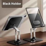 Darrahopens Electronics > Computer Accessories > Laptop Stands Black Silver laptop stand, 360 degree rotatable, ergonomic laptop stand, laptop accessories, adjustable laptop stand, laptop riser, workspace ergonomics, Australian market