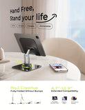Darrahopens Electronics > Computer Accessories > Laptop Stands Black Silver laptop stand, 360 degree rotatable, ergonomic laptop stand, laptop accessories, adjustable laptop stand, laptop riser, workspace ergonomics, Australian market