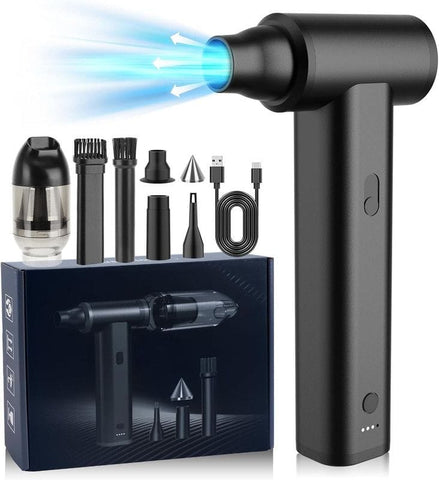 Darrahopens Electronics > Computer Accessories > Laptop Stands Compressed Air Duster 130000RPM Full Metal Electric Air Duster for Cleaning Keyboard