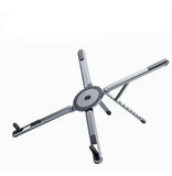 Darrahopens Electronics > Computer Accessories > Laptop Stands Gray Foldable Magnetic Phone & Tablet Stand Aluminium Alloy Laptop Holder Adjustable Desktop Stand for Mobile Phone, Tablet and Notebook