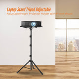 Darrahopens Electronics > Computer Accessories > Laptop Stands Laptop Stand Tripod - Adjustable Height Projector Holder With Phone Mount
