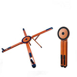 Darrahopens Electronics > Computer Accessories > Laptop Stands Orange Foldable Magnetic Phone & Tablet Stand Aluminium Alloy Laptop Holder Adjustable Desktop Stand for Mobile Phone, Tablet and Notebook