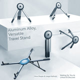 Darrahopens Electronics > Computer Accessories > Laptop Stands Orange Foldable Magnetic Phone & Tablet Stand Aluminium Alloy Laptop Holder Adjustable Desktop Stand for Mobile Phone, Tablet and Notebook