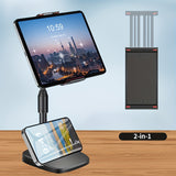Darrahopens Electronics > Computer Accessories > Laptop Stands **Telescopic Rotating Live Stream Tripod: Adjustable Height, Multi-Angle Shooting, Stable and Portable**