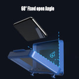 Darrahopens Electronics > Computer Accessories > Laptop Stands Wall Mounted Phone Holder for Bathroom Shower Waterproof Touch Screen Case - White