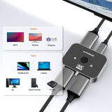 Darrahopens Electronics > Computer Accessories mbeat 8K Bi-directional HDMI 2.1 Switch 2 In 1 Out/1 In 2 Out