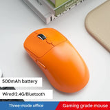 Darrahopens Electronics > Computer Accessories > Mouse & Accessories 75g Ultra-Lightweight Tri-Mode Wireless Gaming Mouse - 1000Hz Polling Rate, 120-Hour Battery(orange)
