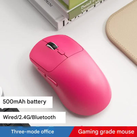 Darrahopens Electronics > Computer Accessories > Mouse & Accessories 75g Ultra-Lightweight Tri-Mode Wireless Gaming Mouse - 1000Hz Polling Rate, 120-Hour Battery(pink)