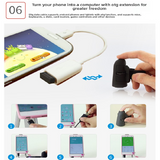 Darrahopens Electronics > Computer Accessories > Mouse & Accessories Black Wireless Finger Mouse Rechargeable 2.4G Ring Mouse for Laptop Tablet Smartphone Ergonomic Mini Mouse for Mobile Office and Travel Australian Lifestyle