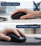Darrahopens Electronics > Computer Accessories > Mouse & Accessories Choetech KB-002-BK 3-Level Adjustable 1600 DPI Wireless Mouse (Black)