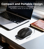Darrahopens Electronics > Computer Accessories > Mouse & Accessories Choetech KB-002-BK 3-Level Adjustable 1600 DPI Wireless Mouse (Black)