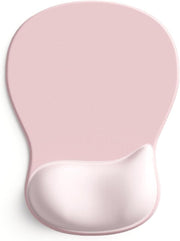 Darrahopens Electronics > Computer Accessories > Mouse & Accessories Gel Wrist Rest Mouse Pad - Ergonomic Office Mouse Pad with Wrist Support - Non-Slip, Design Desktop Accessory Pad for Home & Game Decoration (02Pink Serenity)