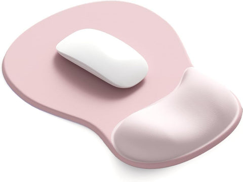 Darrahopens Electronics > Computer Accessories > Mouse & Accessories Gel Wrist Rest Mouse Pad - Ergonomic Office Mouse Pad with Wrist Support - Non-Slip, Design Desktop Accessory Pad for Home & Game Decoration (02Pink Serenity)