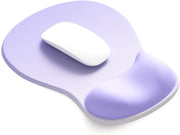 Darrahopens Electronics > Computer Accessories > Mouse & Accessories Gel Wrist Rest Mouse Pad - Ergonomic Office Mouse Pad with Wrist Support - Non-Slip Design Desktop Accessory Pad for Home & Game Decoration (06 Purple Gradient)