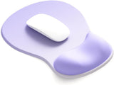 Darrahopens Electronics > Computer Accessories > Mouse & Accessories Gel Wrist Rest Mouse Pad - Ergonomic Office Mouse Pad with Wrist Support - Non-Slip Design Desktop Accessory Pad for Home & Game Decoration (06 Purple Gradient)