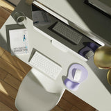 Darrahopens Electronics > Computer Accessories > Mouse & Accessories Gel Wrist Rest Mouse Pad - Ergonomic Office Mouse Pad with Wrist Support - Non-Slip Design Desktop Accessory Pad for Home & Game Decoration (06 Purple Gradient)