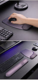 Darrahopens Electronics > Computer Accessories > Mouse & Accessories Purple Comfortable Memory Foam Wrist Rest Set – Ergonomic Mouse Pad & Keyboard Hand Support for Office and Home Use