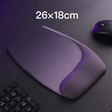 Darrahopens Electronics > Computer Accessories > Mouse & Accessories Purple Comfortable Memory Foam Wrist Rest Set – Ergonomic Mouse Pad & Keyboard Hand Support for Office and Home Use