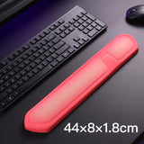 Darrahopens Electronics > Computer Accessories > Mouse & Accessories Red and Grey Comfortable Memory Foam Wrist Rest Set – Ergonomic Mouse Pad & Keyboard Hand Support for Office and Home Use