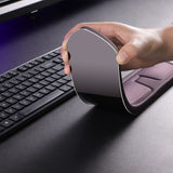 Darrahopens Electronics > Computer Accessories > Mouse & Accessories Red and Grey Comfortable Memory Foam Wrist Rest Set – Ergonomic Mouse Pad & Keyboard Hand Support for Office and Home Use